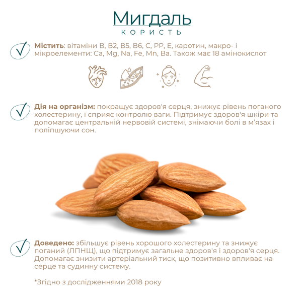 Гранола Мигдаль Gregory Mill Almond, 250 г GM-02-07 фото