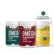 Набір граноли Омега та Колаген Omega Beauty Pack Nut & Cranberry, Chocolate Cherry та Lemon Blueberry, 1800 г, Gregory Mill GG-10-510 фото 1