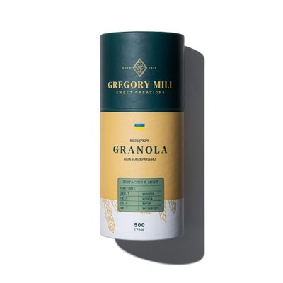 Гранола Gregory Mill Pistachio & Mint, 500 г GM-03-03 фото