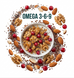 Набір граноли Омега Omega Power Duo Pack Nut & Cranberry, Chocolate Cherry, 1200 г, Gregory Mill GG-10-511 фото 7